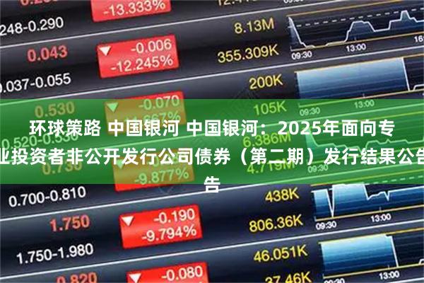 环球策路 中国银河 中国银河：2025年面向专业投资者非公开发行公司债券（第二期）发行结果公告